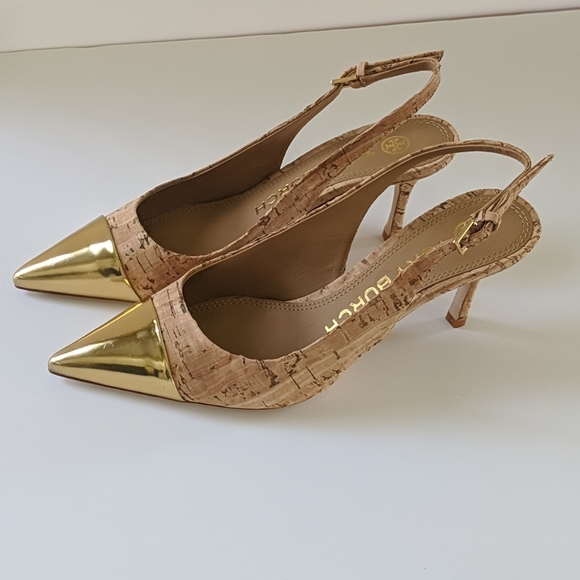 Tory Burch Shoes - NWT Tory Burch Sling Back Heels  Size 7